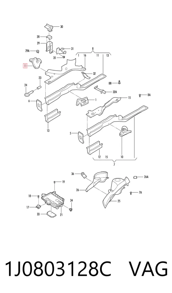  1J0803128C VAG