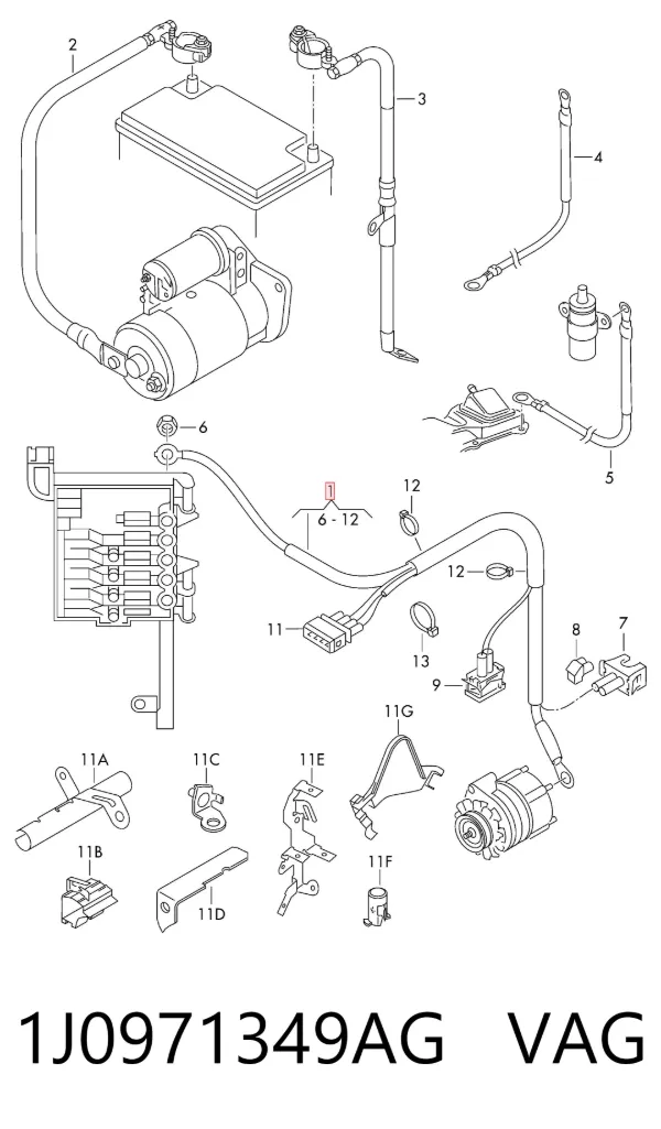  1J0971349AG VAG