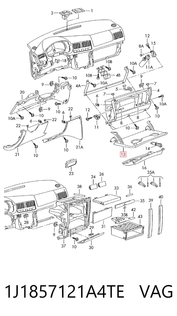  1J1857121A4TE VAG