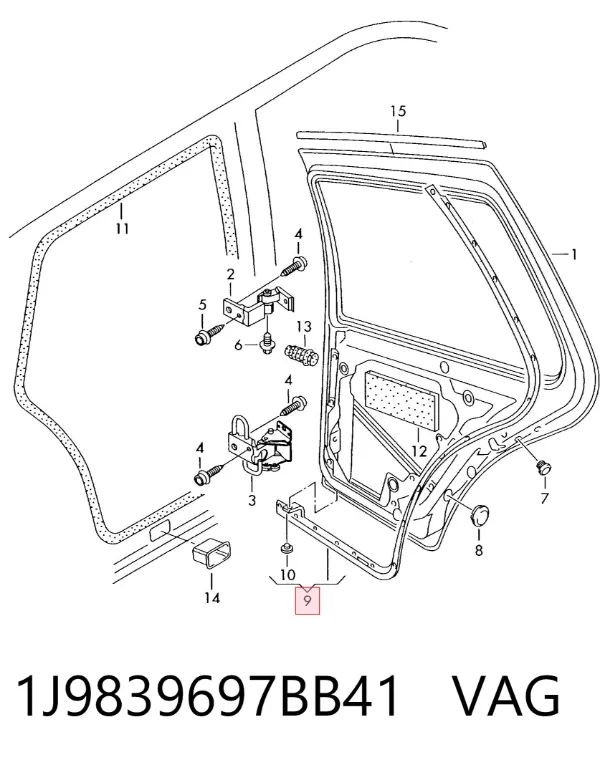  1J9839697BB41 VAG