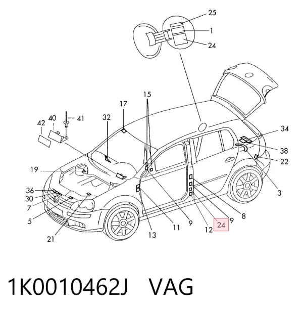  1K0010462J VAG