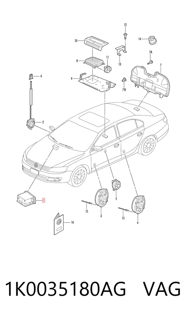  1K0035180AG VAG