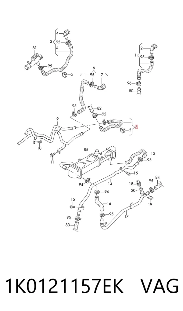 1K0121157EK VAG