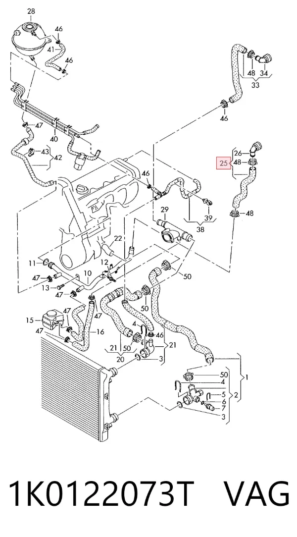  1K0122073T VAG