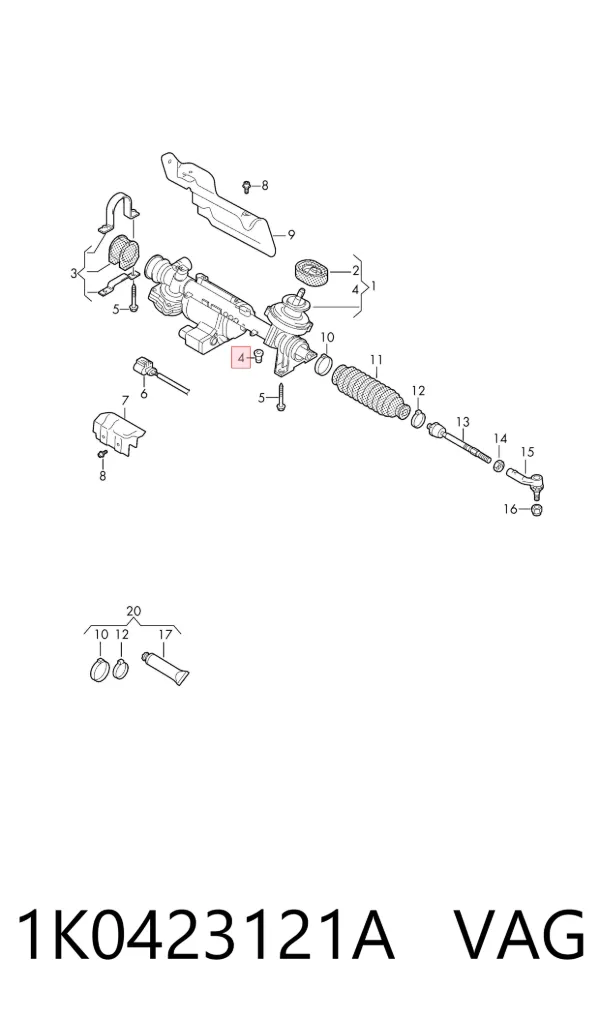  1K0423121A VAG