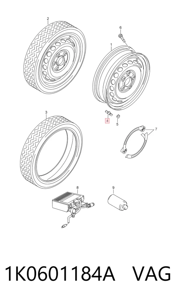  1K0601184A VAG