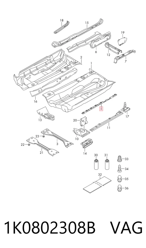  1K0802308B VAG