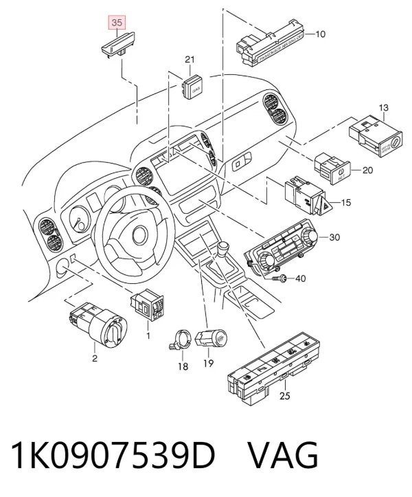  1K0907539D VAG