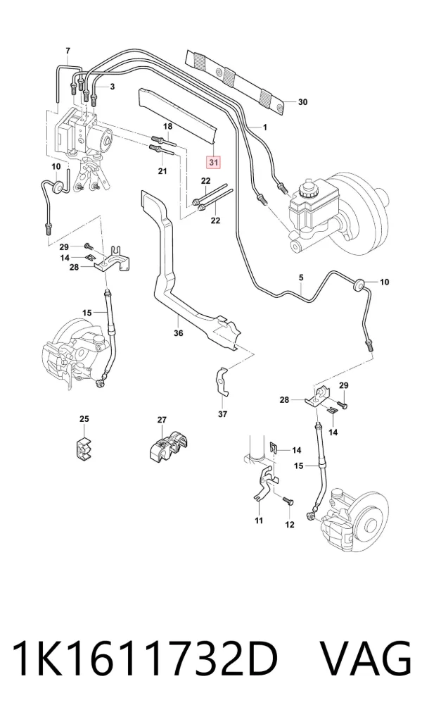  1K1611732D VAG
