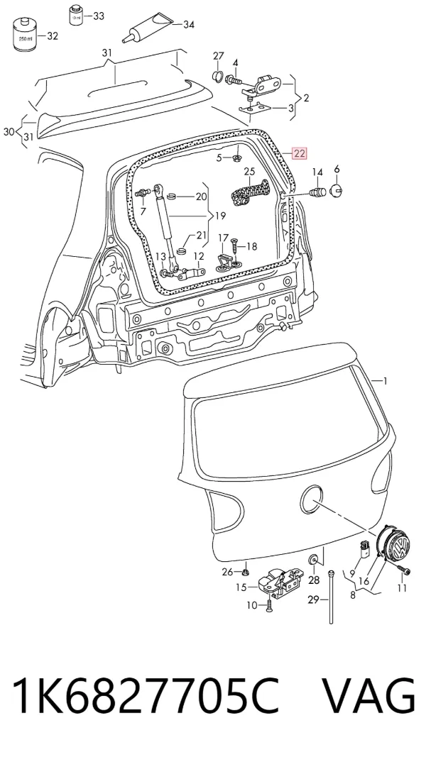  1K6827705C VAG