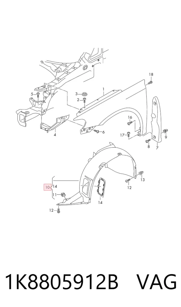  1K8805912B VAG