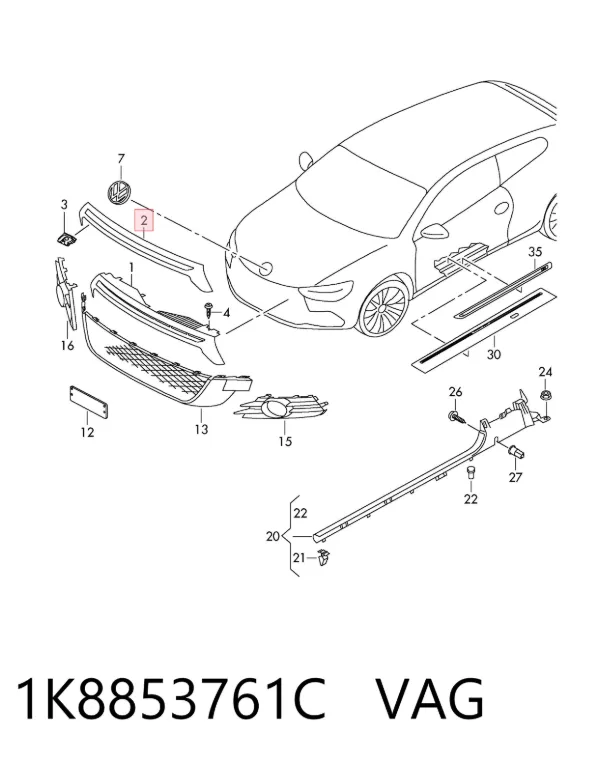  1K8853761C VAG