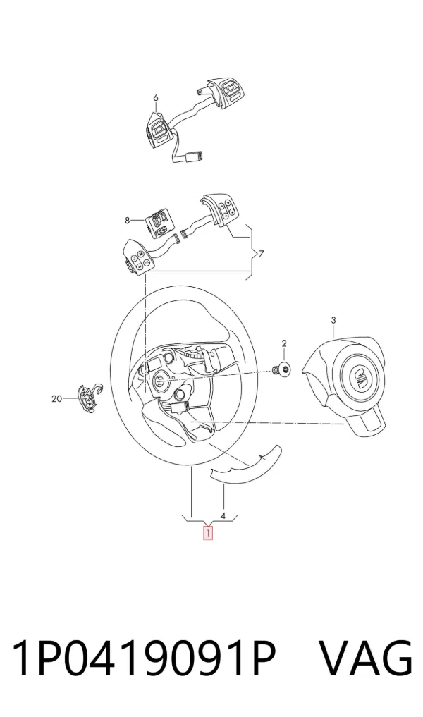 Руль Seat Leon II