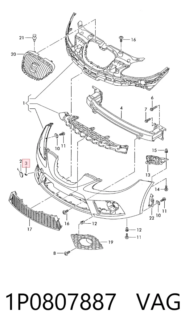  1P0807887 VAG