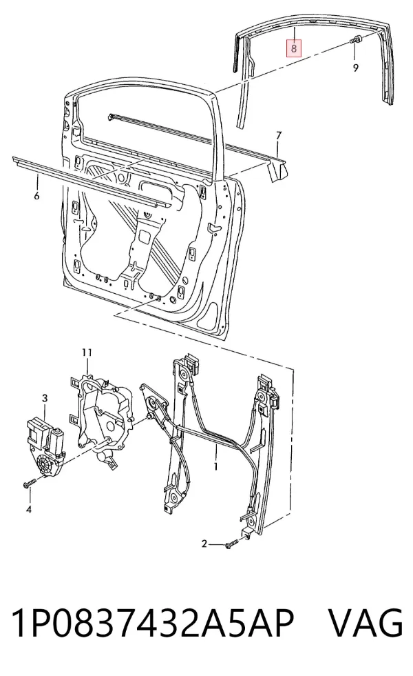  1P0837432A5AP VAG