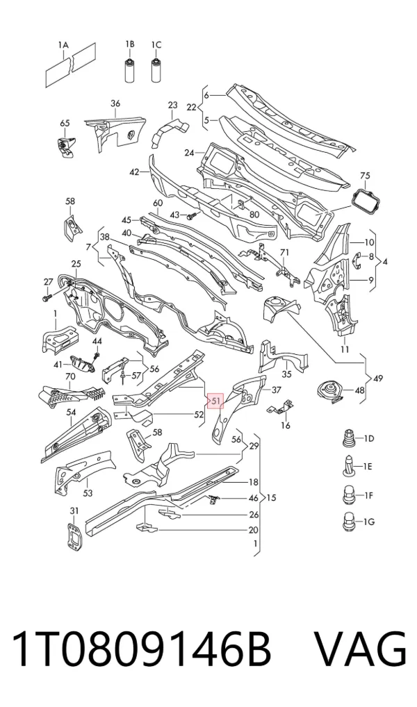  1T0809146B VAG