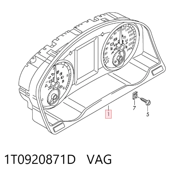 Панель приборов 1T0920871D VAG