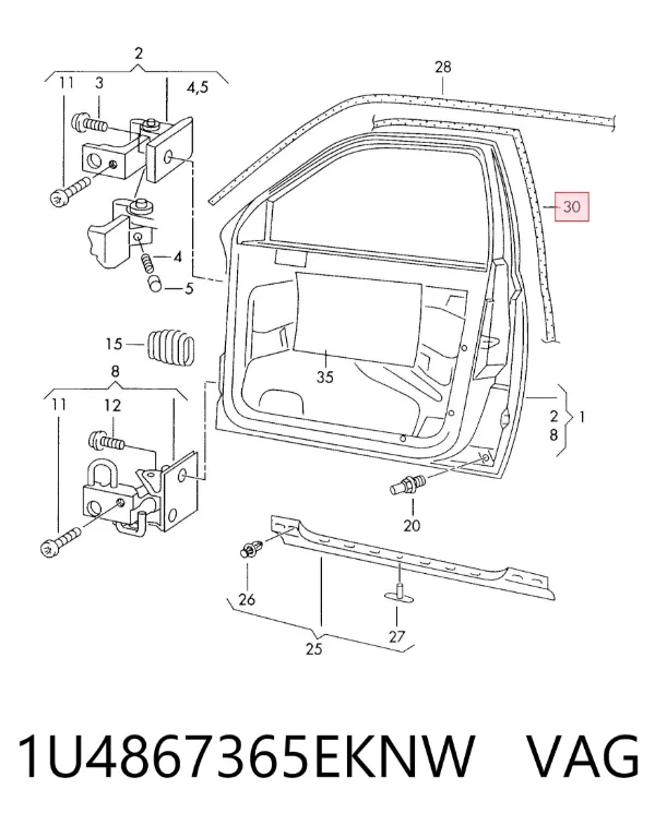  1U4867365EKNW VAG