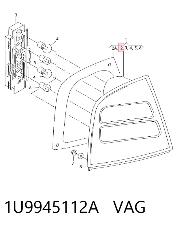  1U9945112A VAG
