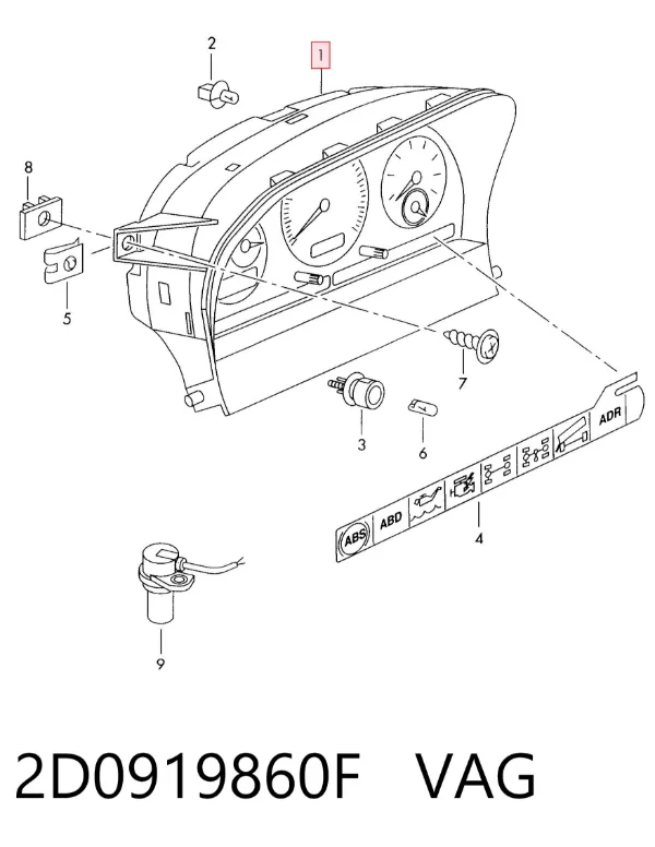 2D0919860F VAG