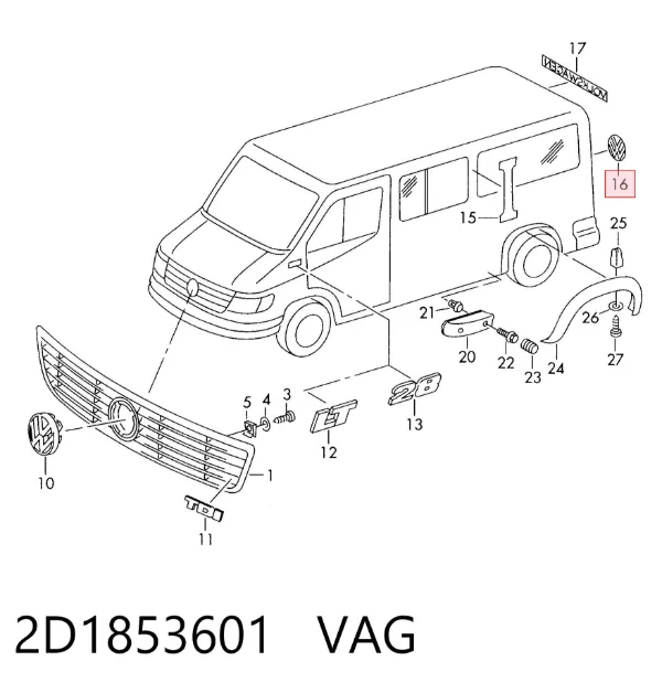  2D1853601 VAG