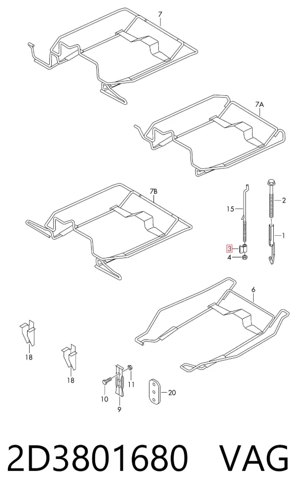  2D3801680 VAG