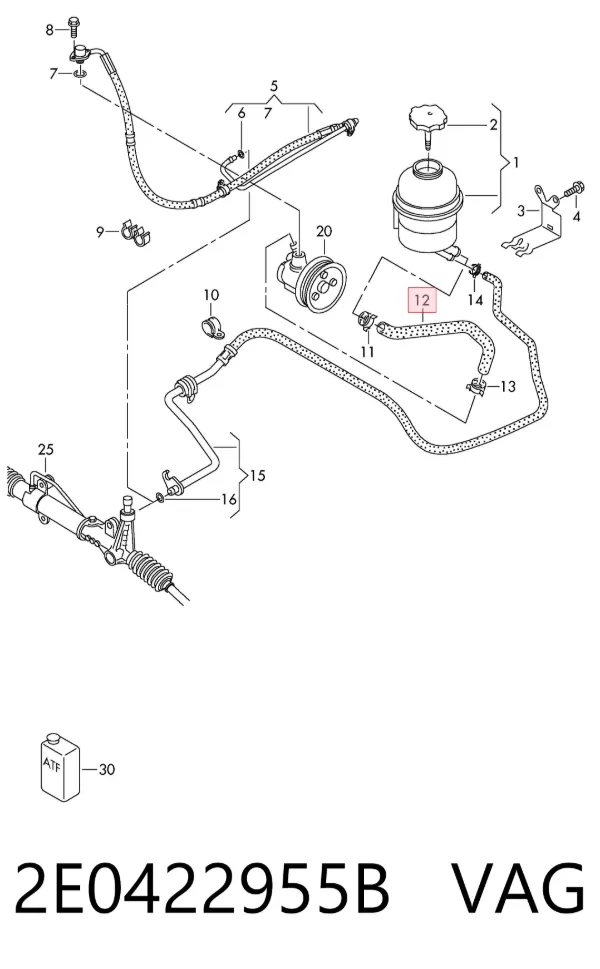  2E0422955B VAG