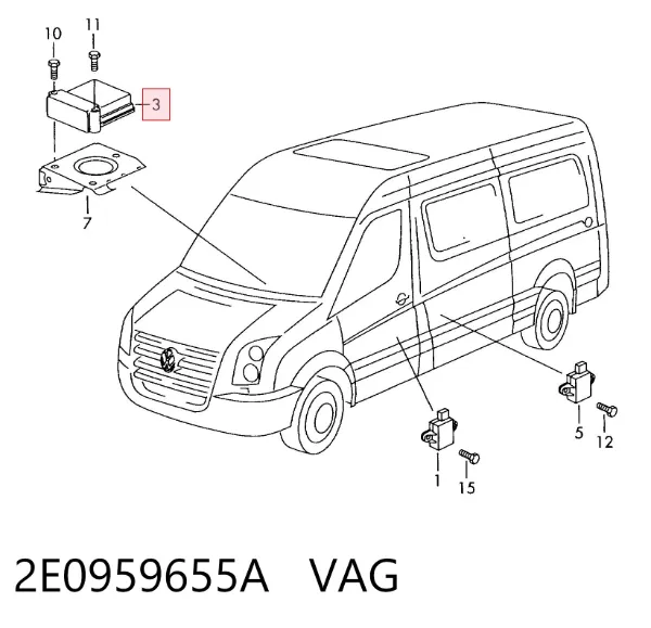  2E0959655A VAG