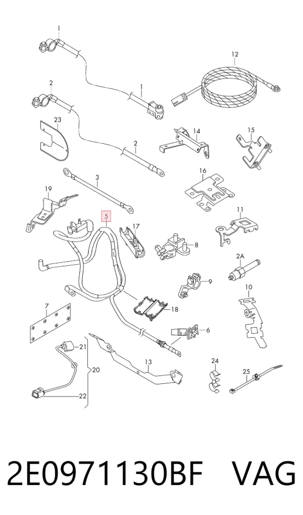  2E0971130BF VAG