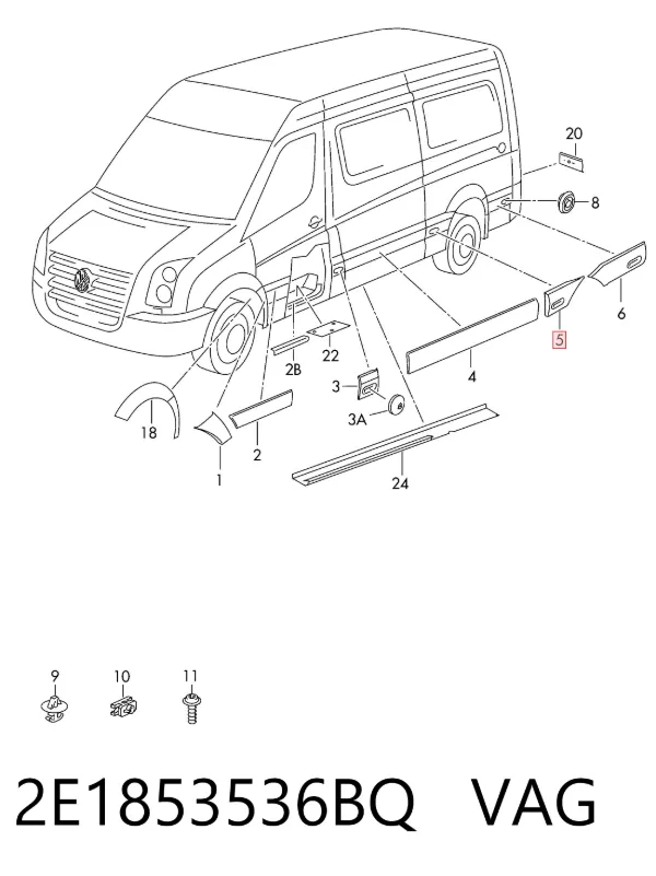  2E1853536BQ VAG
