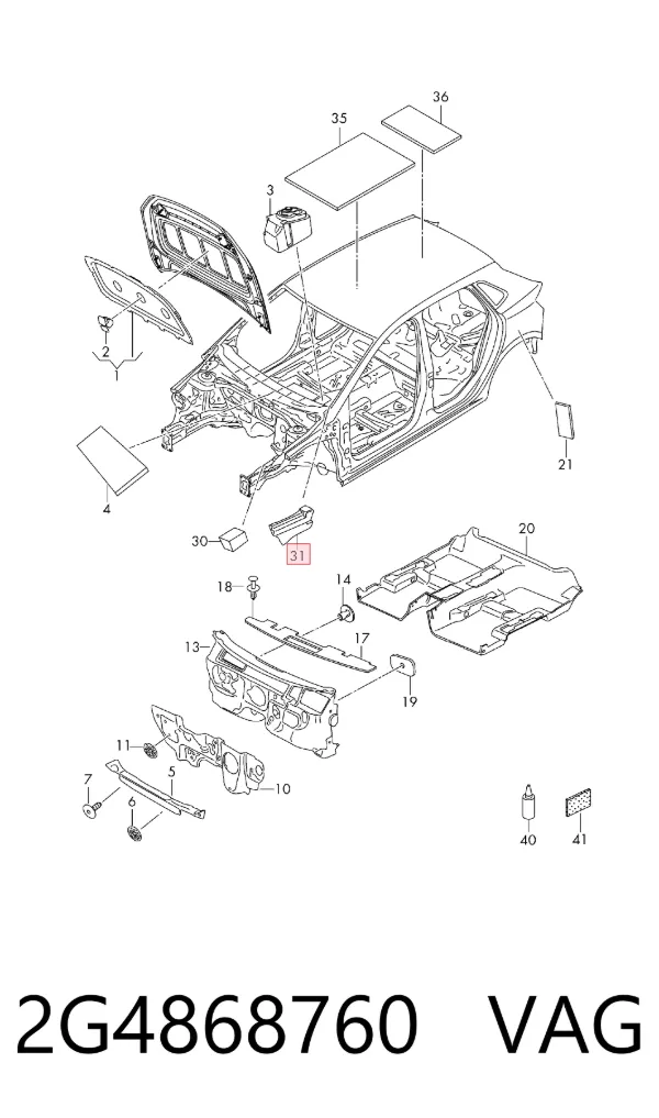  2G4868760 VAG