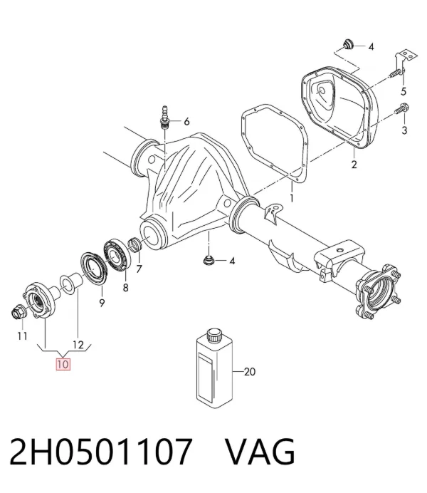  2H0501107 VAG