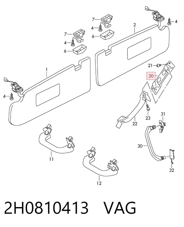  2H0810413 VAG