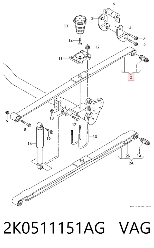  2K0511151AG VAG