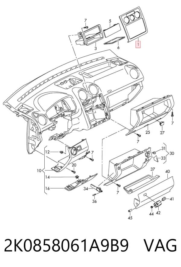  2K0858061A9B9 VAG