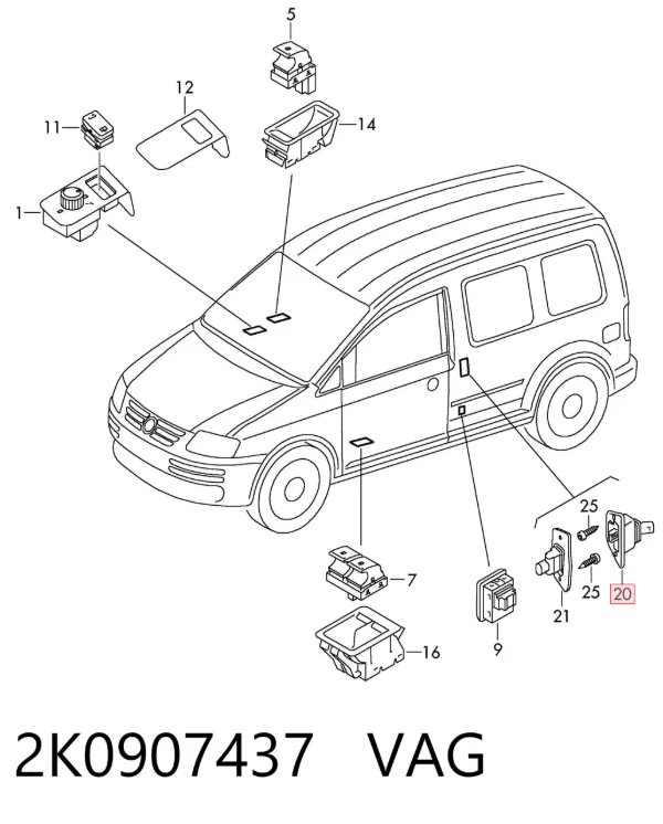  2K0907437 VAG