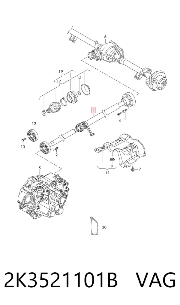  2K3521101B VAG