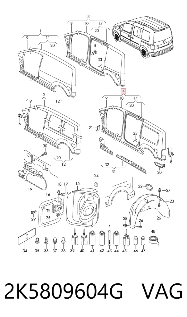  2K5809604G VAG