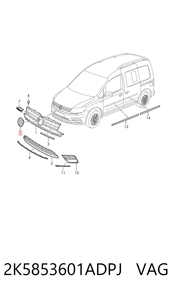  2K5853601ADPJ VAG