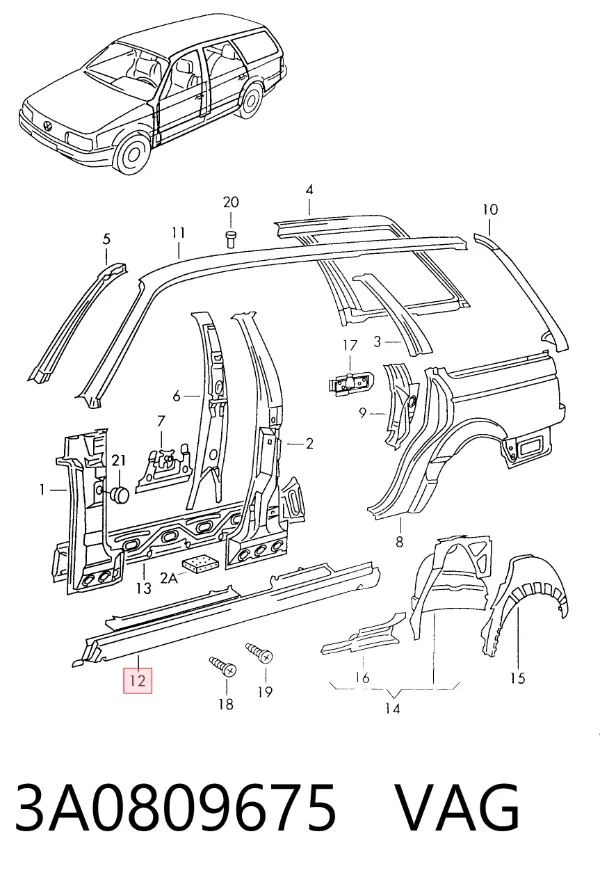  3A0809675 VAG
