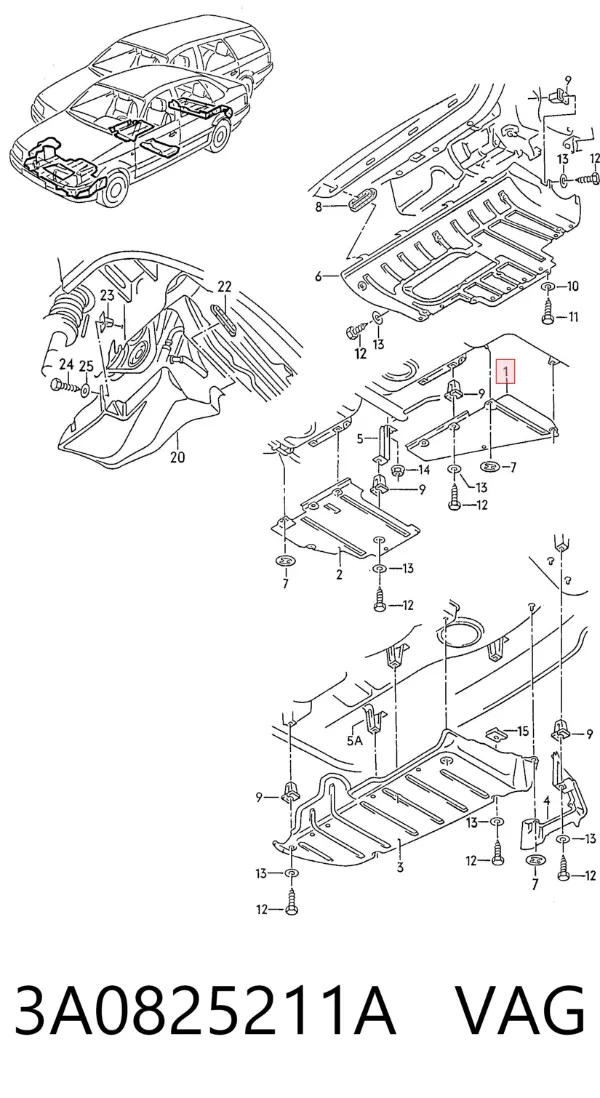  3A0825211A VAG