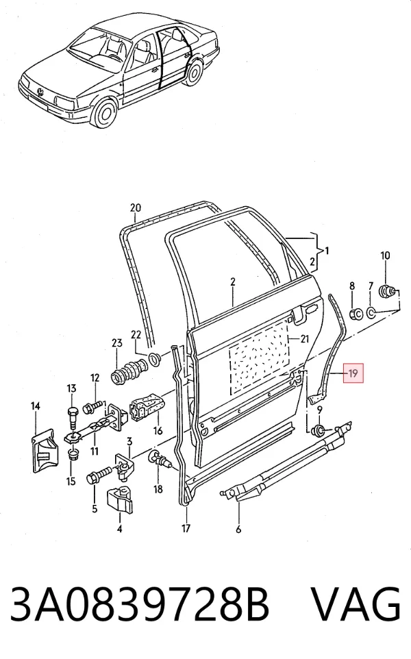  3A0839728B VAG