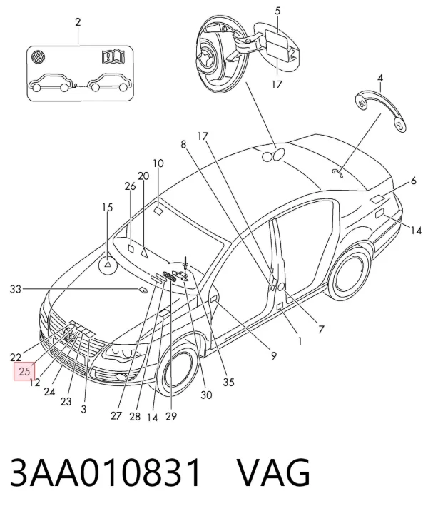  3AA010831 VAG