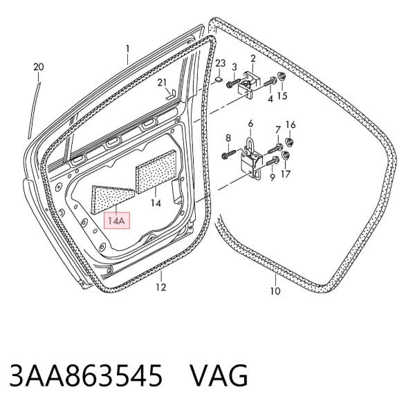 3AA863545 VAG
