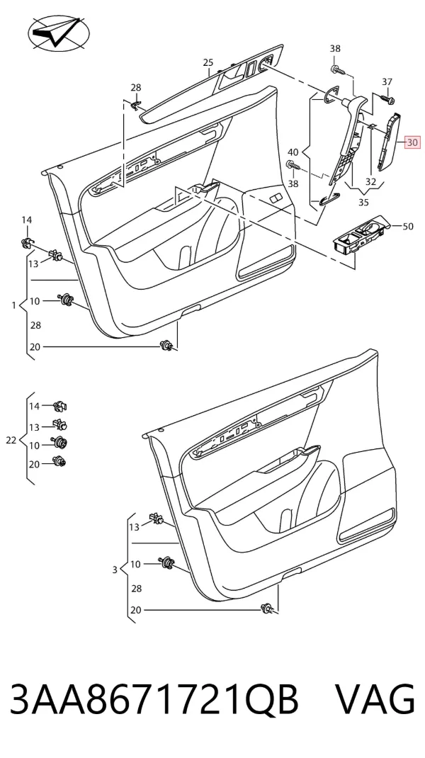  3AA8671721QB VAG