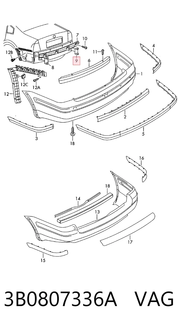  3B0807336A VAG