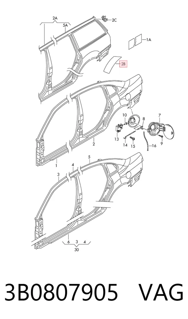  3B0807905 VAG
