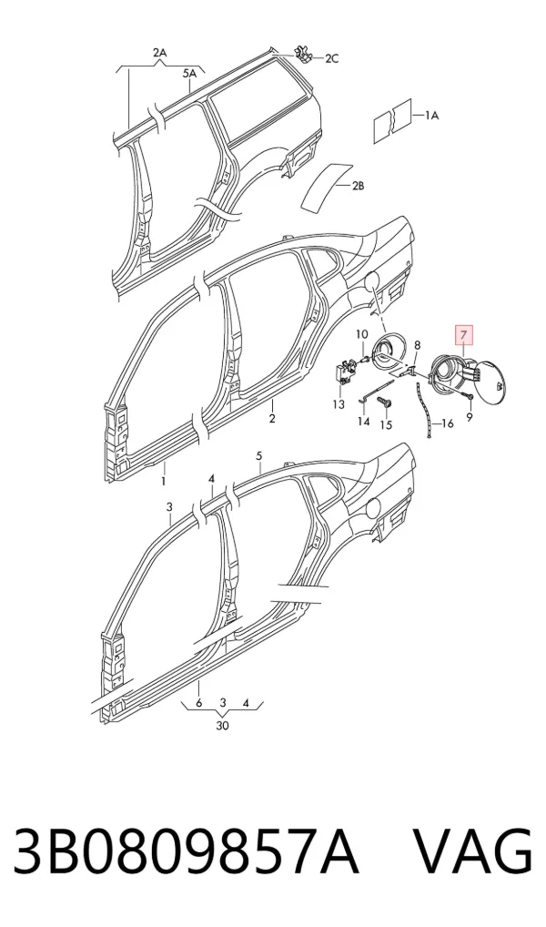  3B0809857A VAG