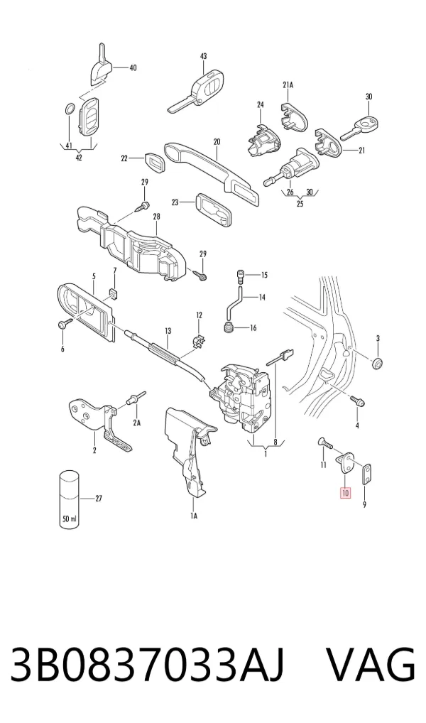  3B0837033AJ VAG