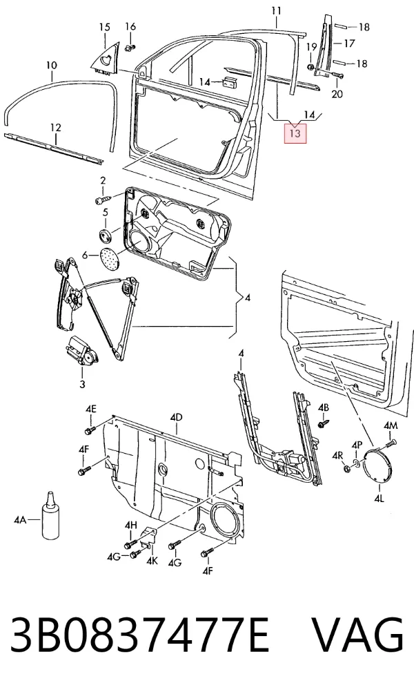  3B0837477E VAG